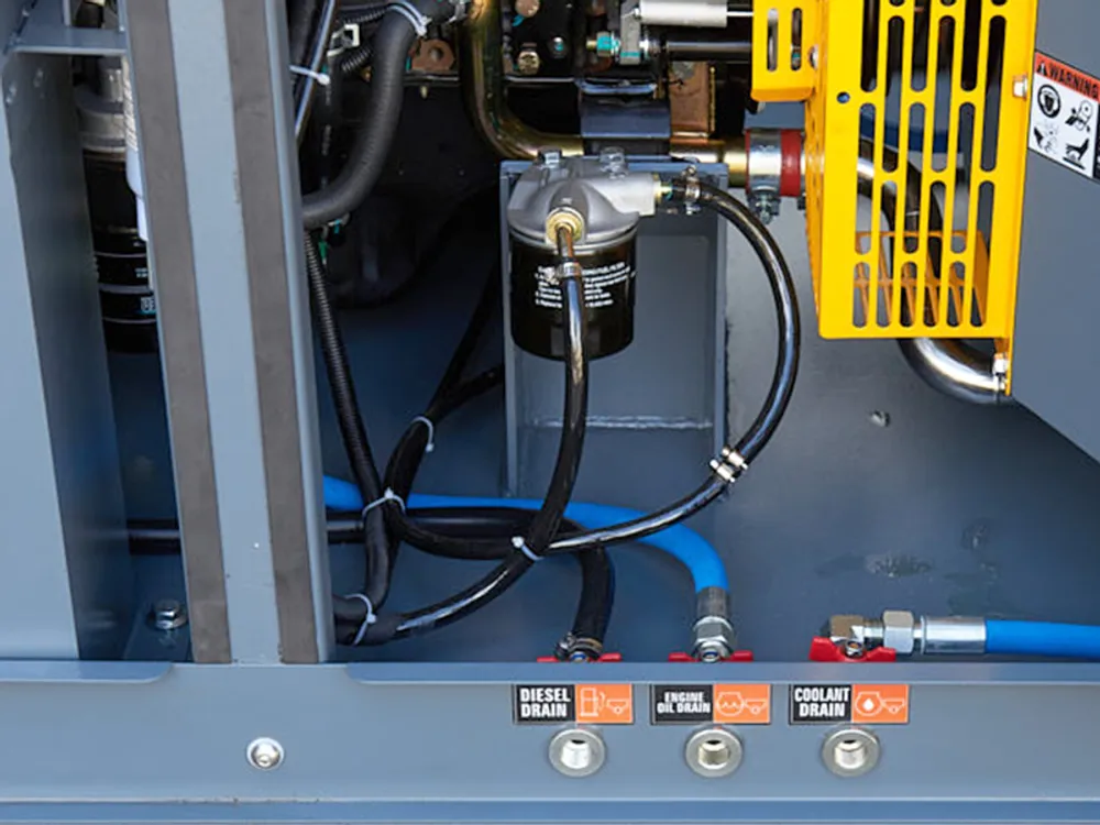 Дизельный винтовой компрессор ET SD-142S-15 на раме