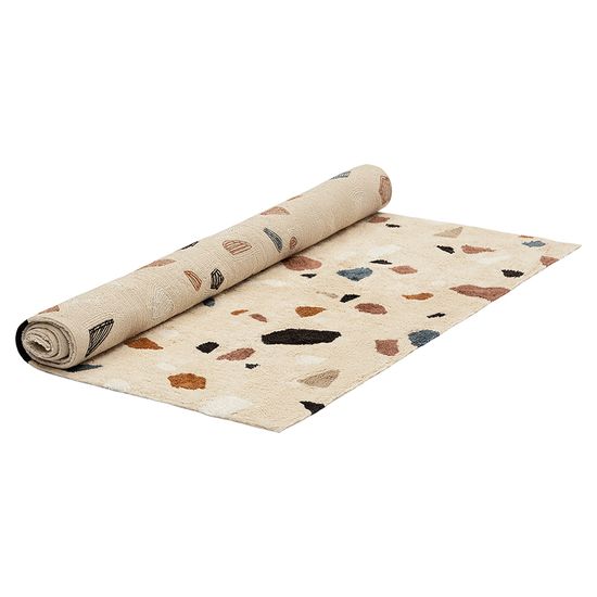 Ковер из хлопка terrazzo poetry из коллекции ethnic, 180х230 см