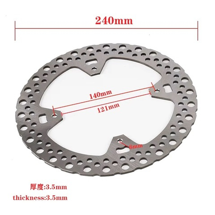 диск тормозной задний Otom Honda CR125/250 CRF250X,R CRF450X,R