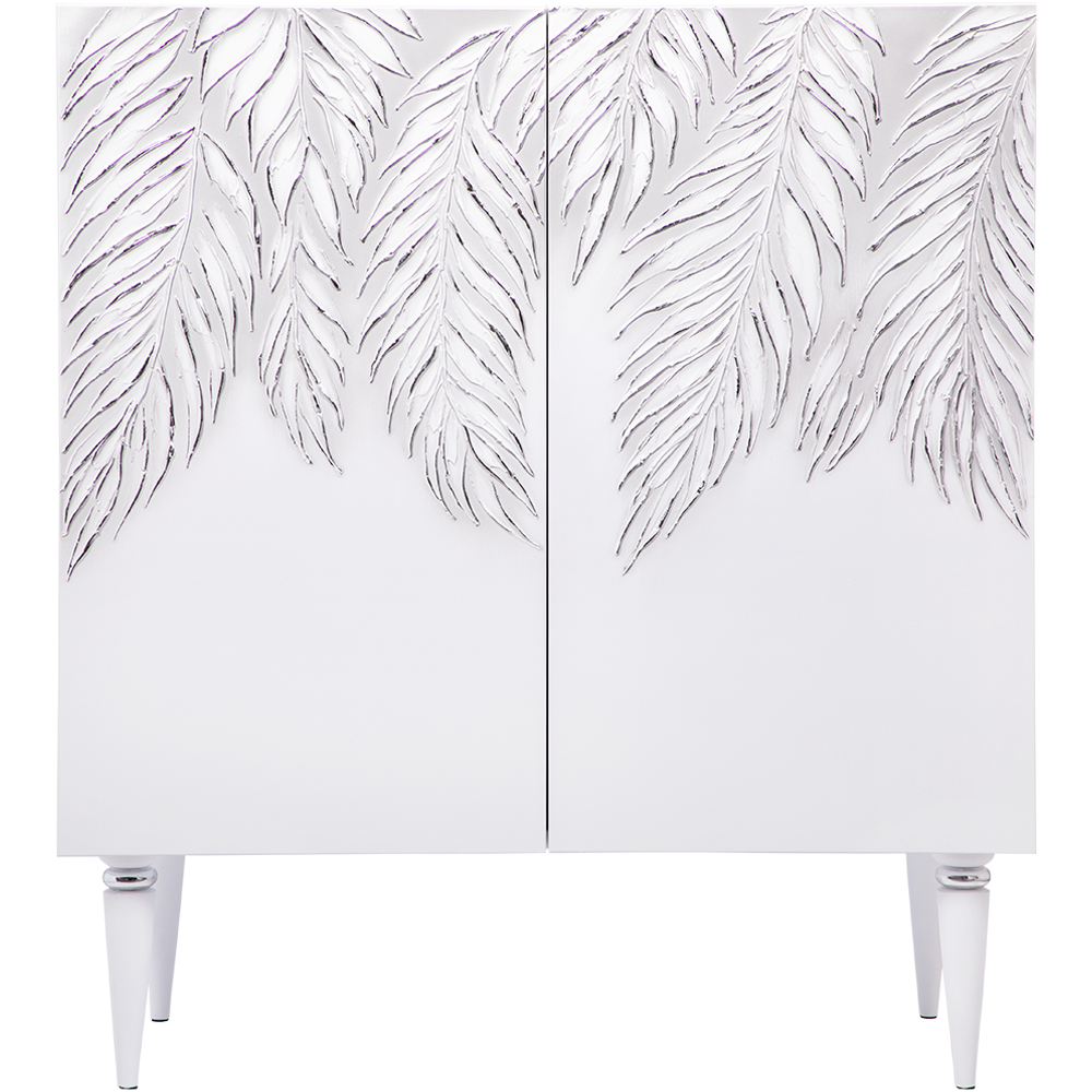 Комод Тропик Классика с 2-мя полками Айс Сильвер