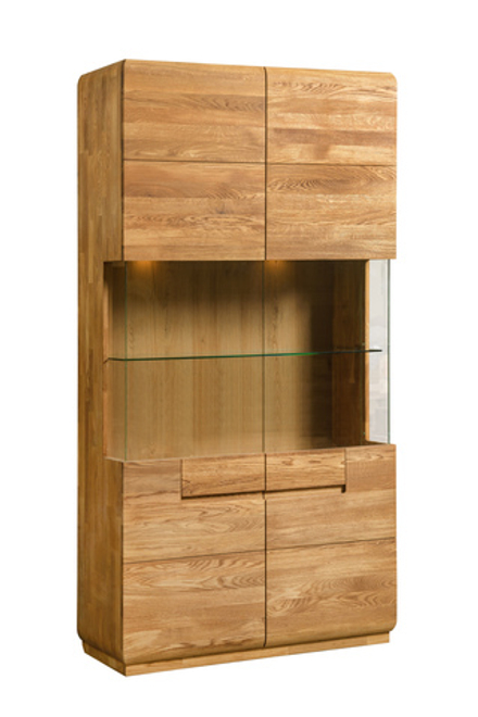 ФАИНА Шкаф с витриной (вар.2)