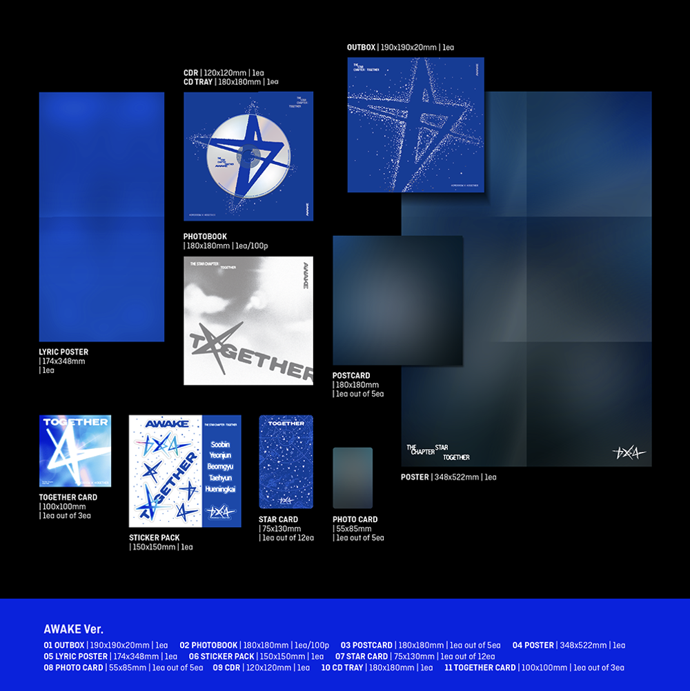 Альбом TOMORROW X TOGETHER - THE STAR CHAPTER : TOGETHER (c автографом)