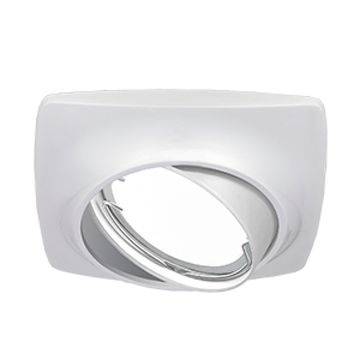 Встраиваемый поворотный точечный светильник 1*Gu5.3 CA069 белый Metal Exclusive Gauss