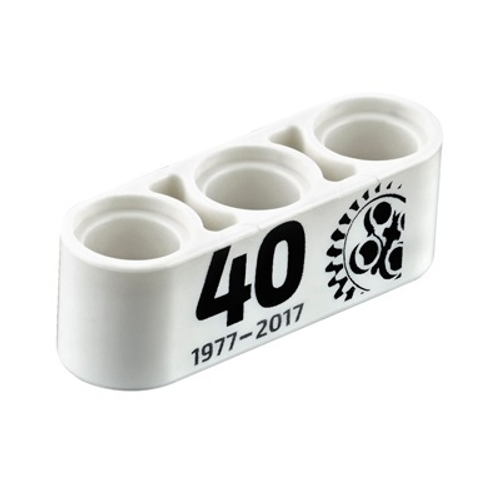 Белый рычаг с черным рисунком 32523pb11