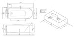 Панель фронтальная для ванны AM.PM Like W80A-150-070W-P белая