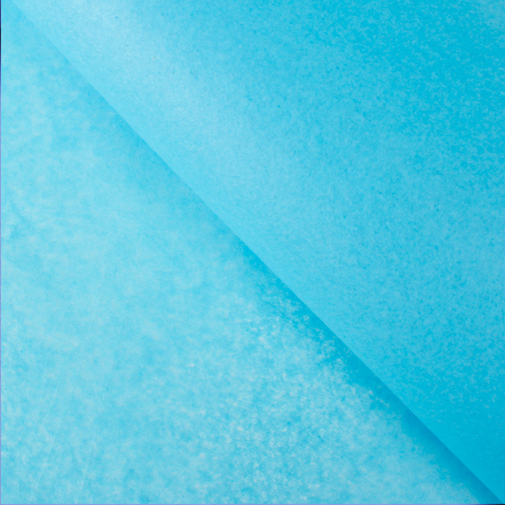 Бумага упаковочная тишью Голубая / листы