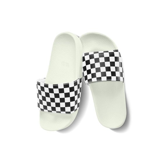 Vans Slide-On 'Checkerboard White Black'