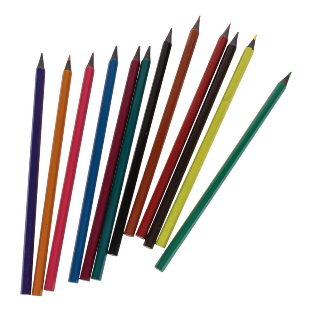 Набор цветных карандашей "Мир детства" 12 штук пластиковые, в коробке