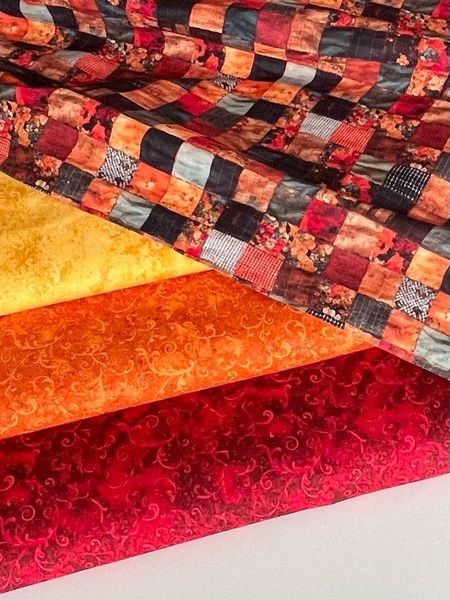 КВАДРАТНЫЕ ЛОСКУТЫ С ВИЗУАЛЬНЫМ ЭФФЕКТОМ ЗАМЯТОСТИ - 100% хлопок 6