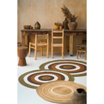 Ковер из хлопка target коричневого цвета из коллекции ethnic, D150 см