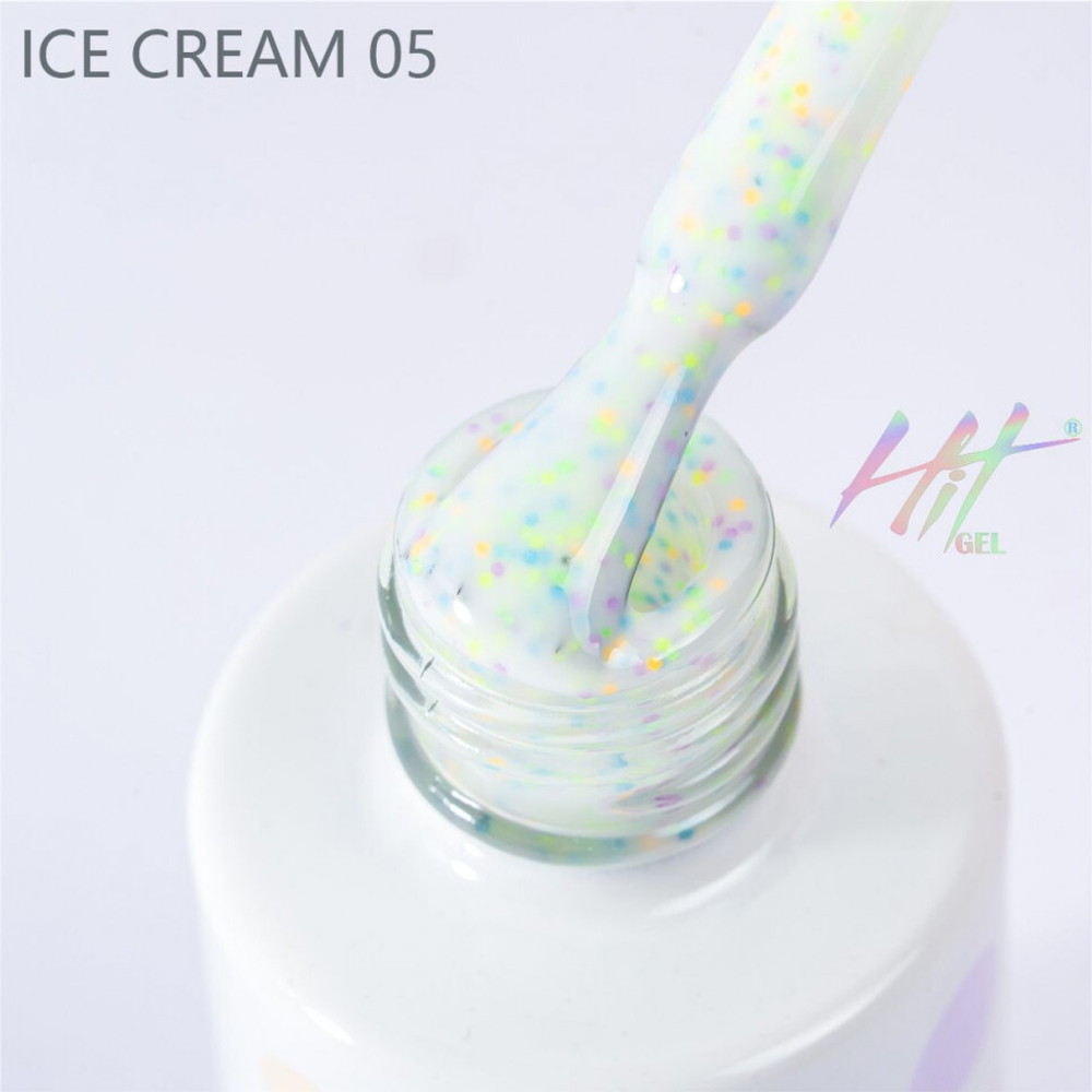 Гель-лак ТМ "HIT gel" №05 Ice cream, 9 мл