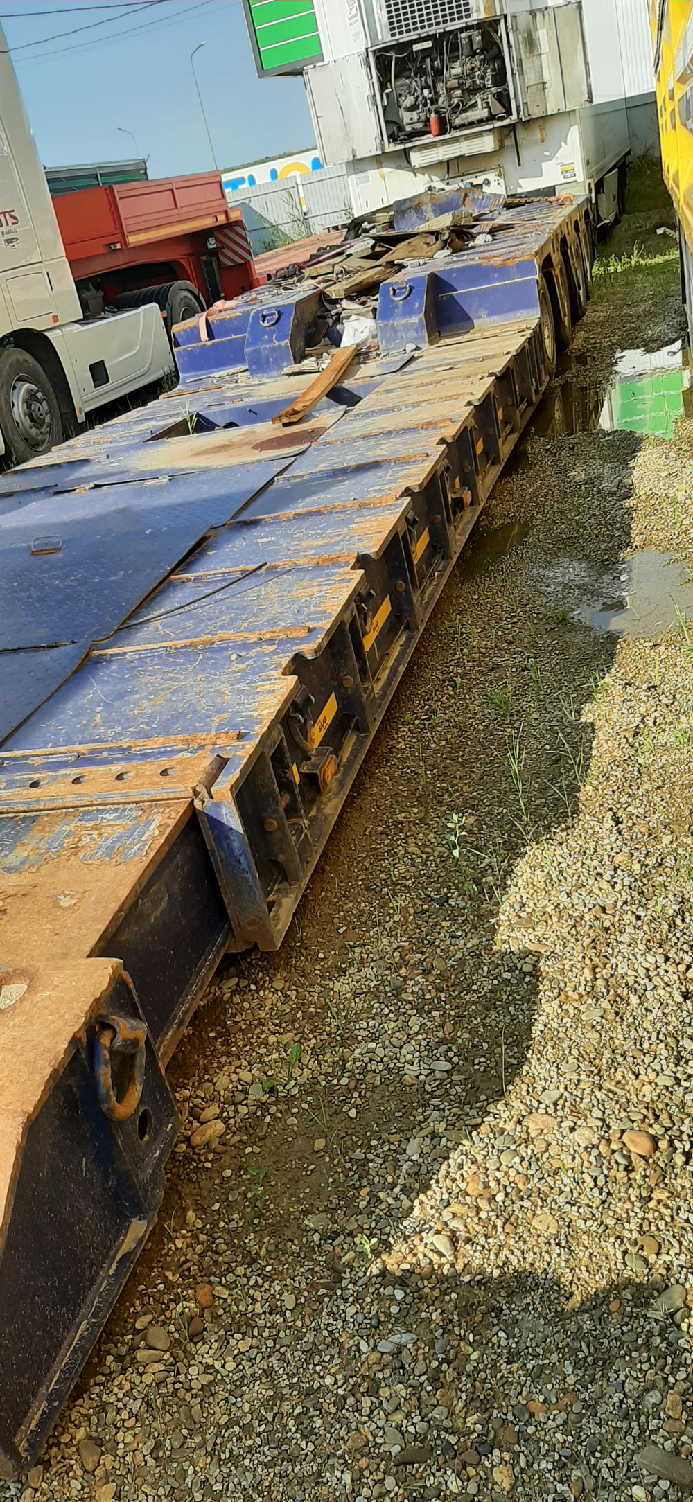 ПКФ СААБ 9891* Полуприцеп тяжеловоз 4 оси 9891-0000040-06 (Раздвижной)