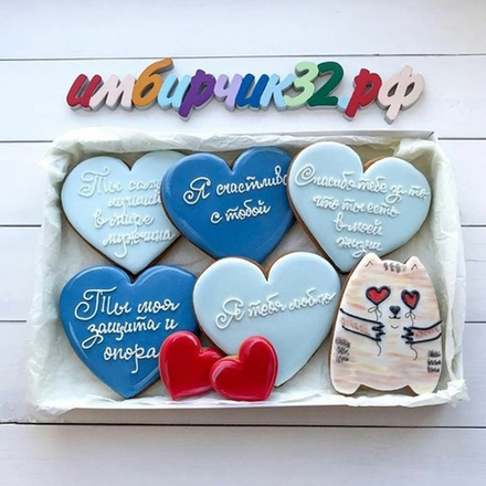 Имбирные пряники Любовь