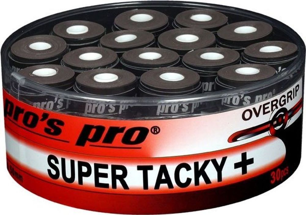 Теннисные намотки Pro&#39;s Pro Super Tacky Plus 30P - black