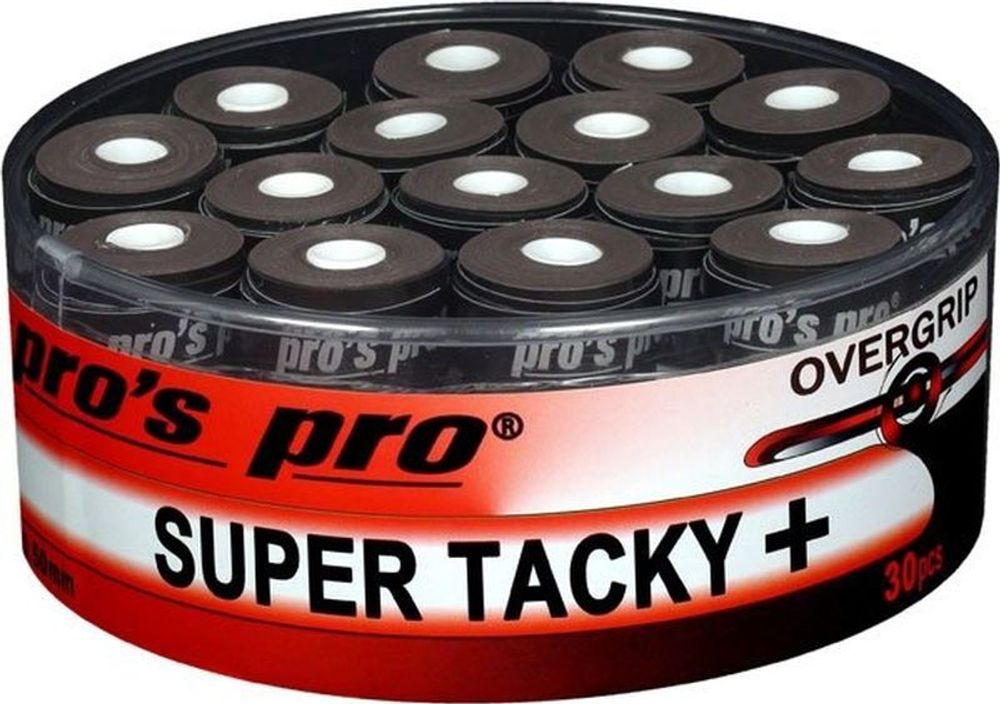 Теннисные намотки Pro&#39;s Pro Super Tacky Plus 30P - черный