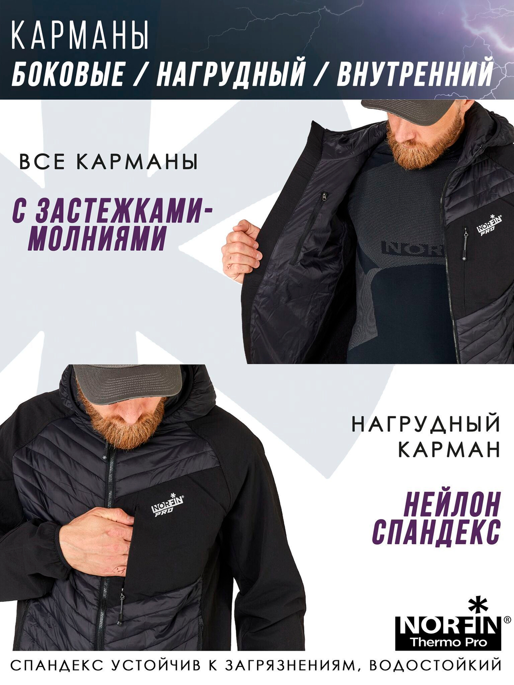Куртка для рыбалки Norfin THERMO PRO 02 р.M