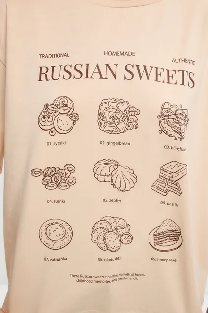 Футболка с принтом 