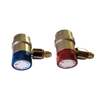 Пара быстрых разъемов 15.3CR для фреона HFO1234yf, M1/4" SAE, Stucchi (Италия)