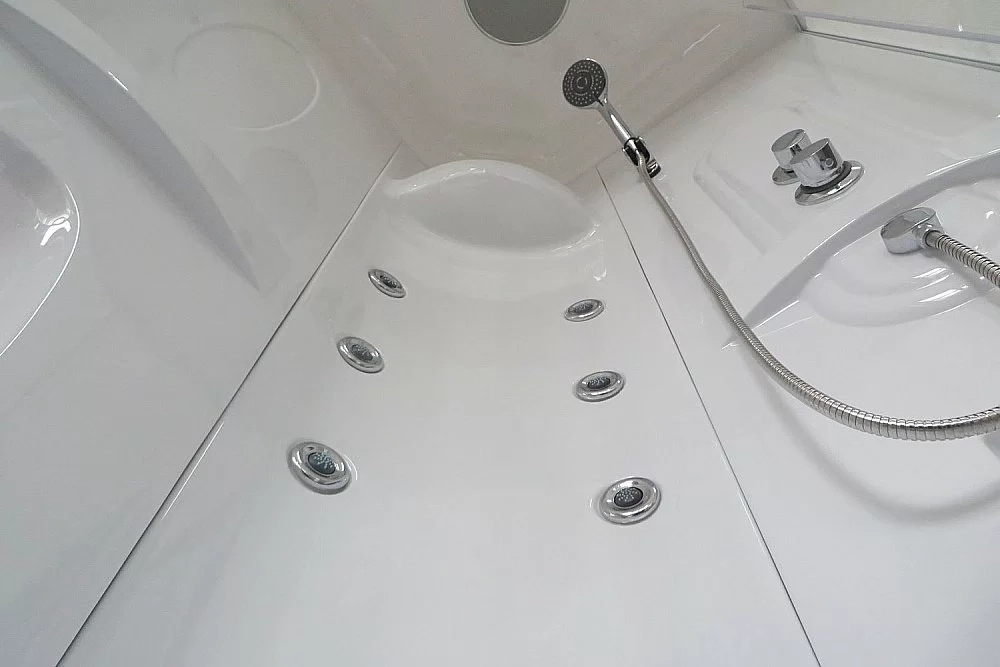 Душевая кабина Royal Bath RB90HK2-T 90x90 профиль белый/стекло прозрачное