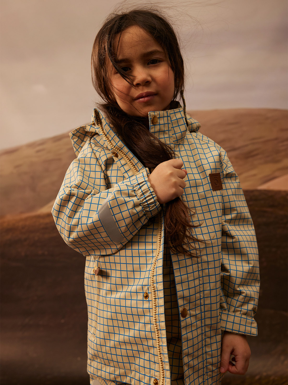 ПРЕДЗАКАЗ Куртка непромокаемая демисезонная Mjölk Graphic Check