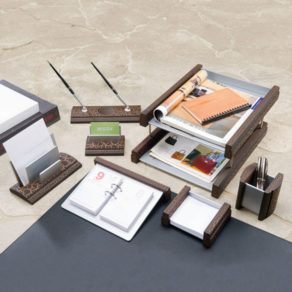 Набор настольный BESTAR "Amenhotep" из дерева, 8 предметов, цвет "светлая вишня", 236402