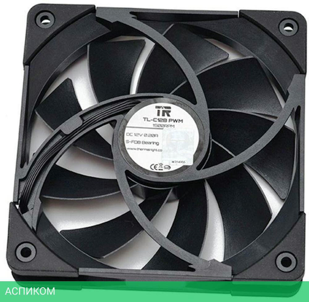 Вентилятор для корпуса Thermalright TL-C12-B черный