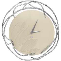 Часы настенные Арт Колор Серый шелк Сильвер