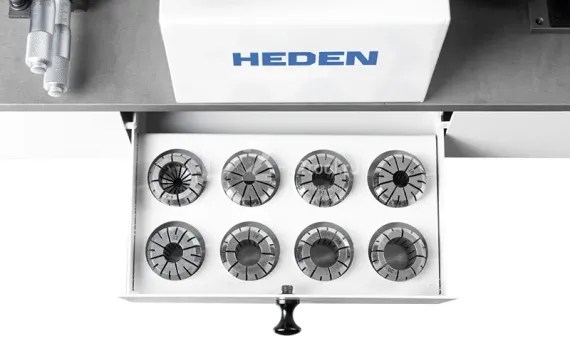 Станок заточной для сферических концевых фрез Heden DGM-20R, Ø6-20 мм