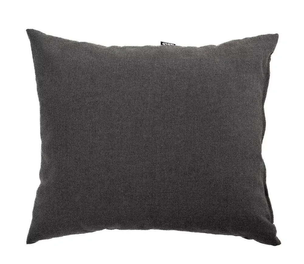 Декоративная подушка для мебели 50х43 см, цвет темно-серый 027