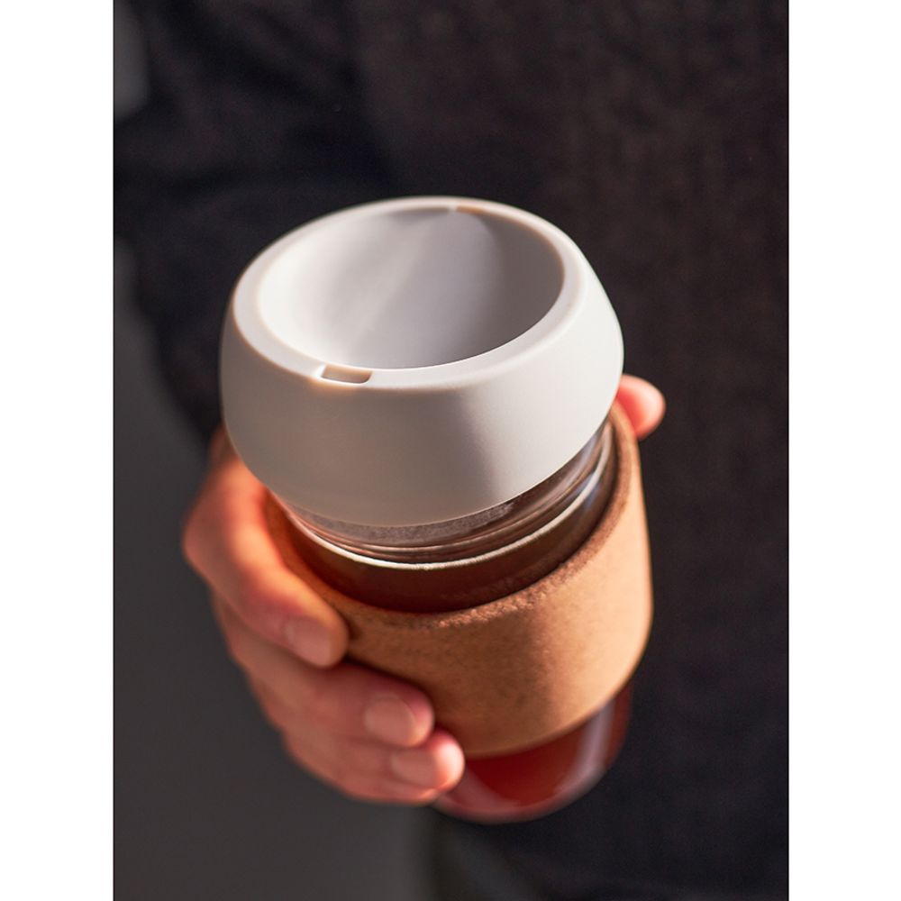 Кружка Cozy Cup, 350 мл, светло-серая