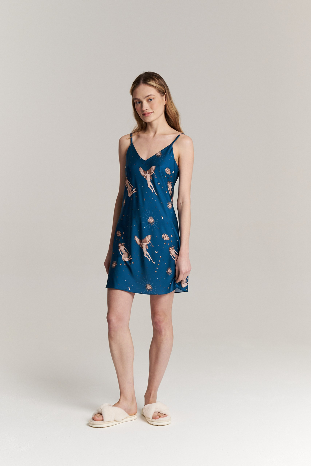 Шелковая сорочка mini - размер S