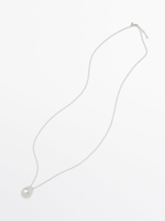 Massimo Dutti | Long chain necklace with drop detail