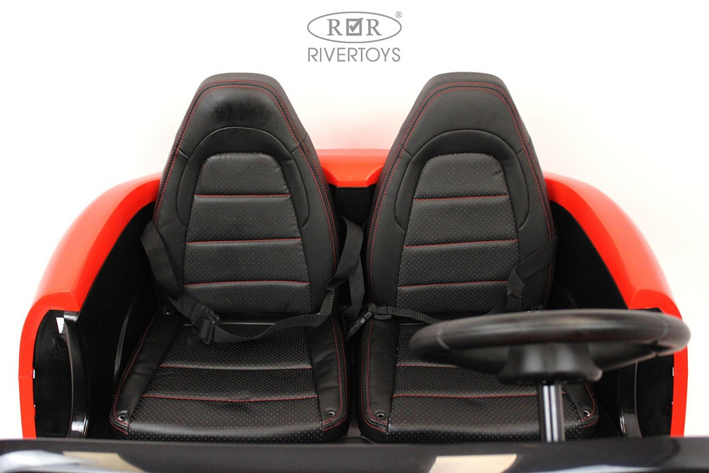 Детский электромобиль RiverToys Porshe Cayman T911TT красный
