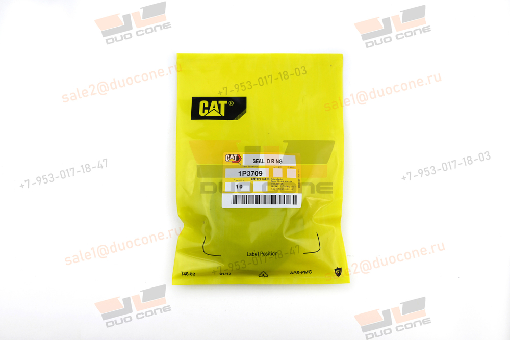 Уплотнение D-ring уплотнительное Caterpillar Seal O Ring 1P3709