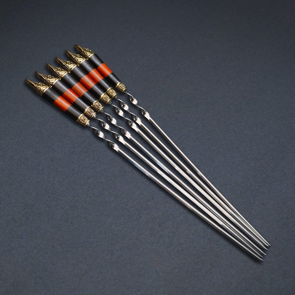 Подарочный набор шампуров "Щуки"