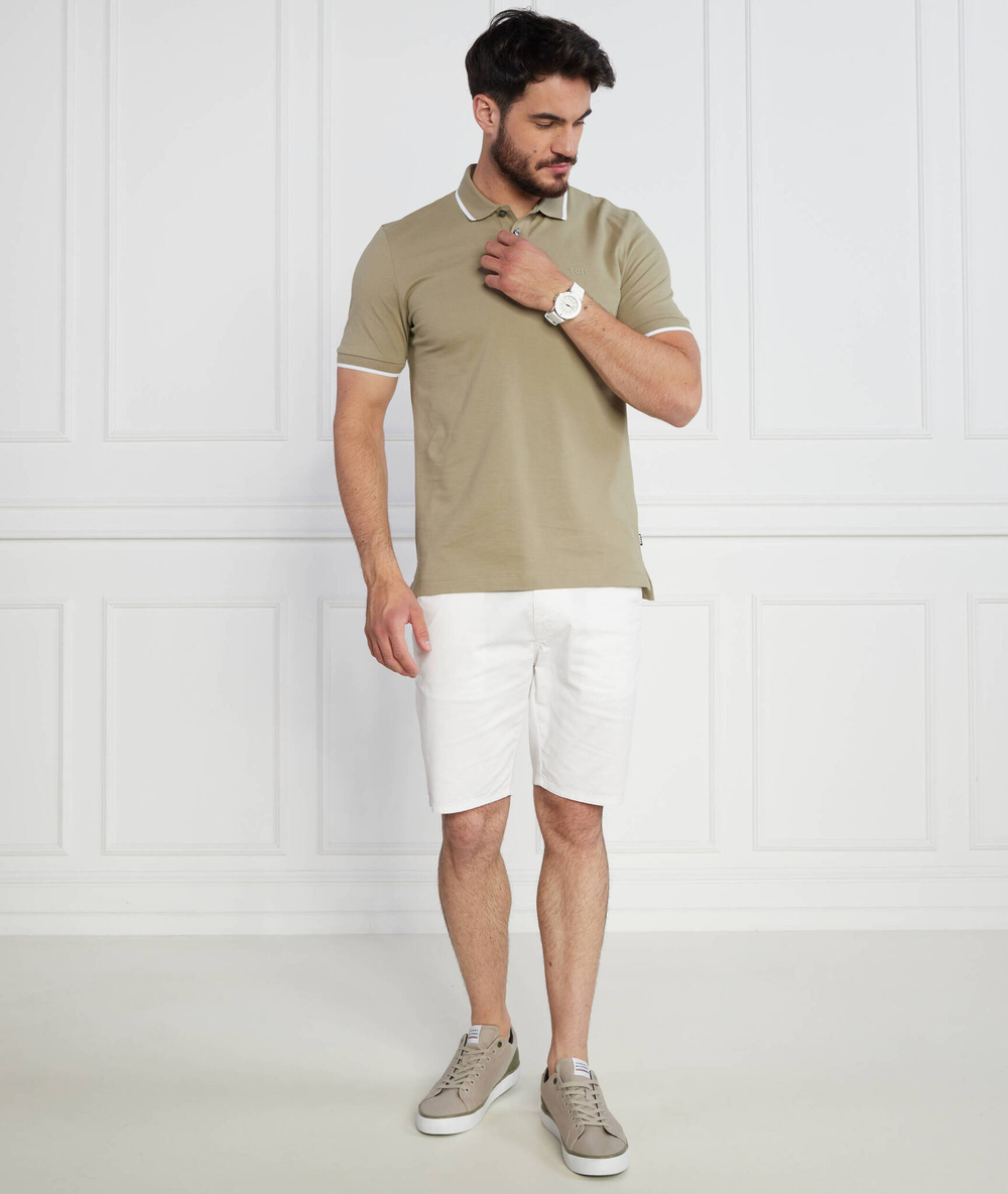 Поло Parlay BOSS BLACK - зеленый(50494697)