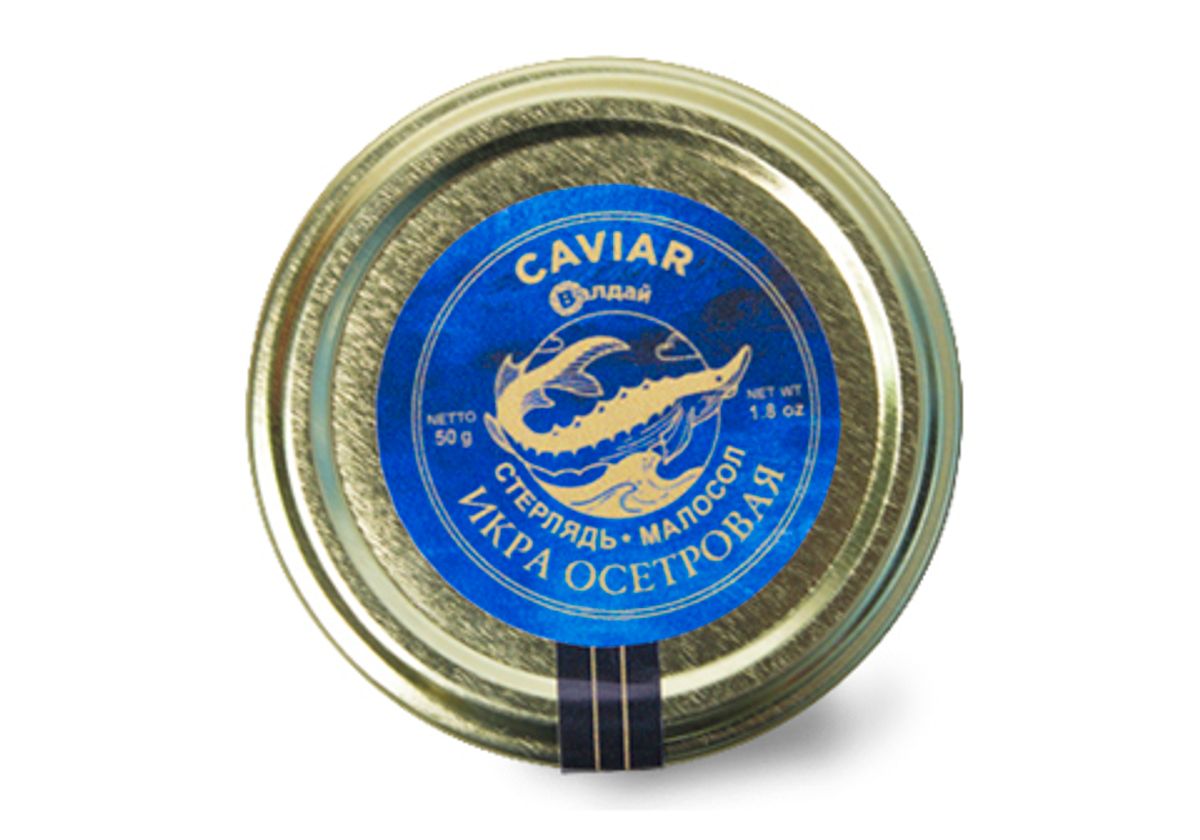 Икра стерляжья "Валдай", 50г