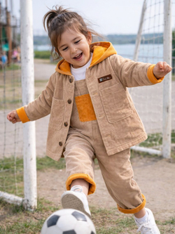 Вельветовый костюм Светлый Кофе