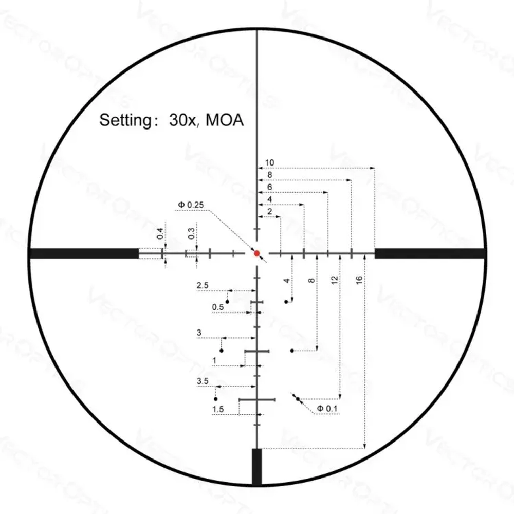 Прицел Vector Optics Continental x6 5-30х56 Hunting SFP CDM (SCOL-X22)