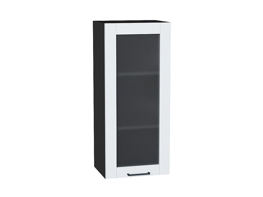 Шкаф верхний с 1-ой остекленной дверцей Флэт Плюс