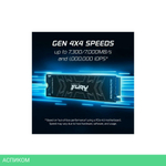 SSD диск Kingston FURY Renegade 4TB (SFYRD/4000G)