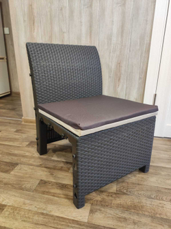 Вставка к угловому дивану под ротанг Калифорния “California“ арт.80503 с подушкой