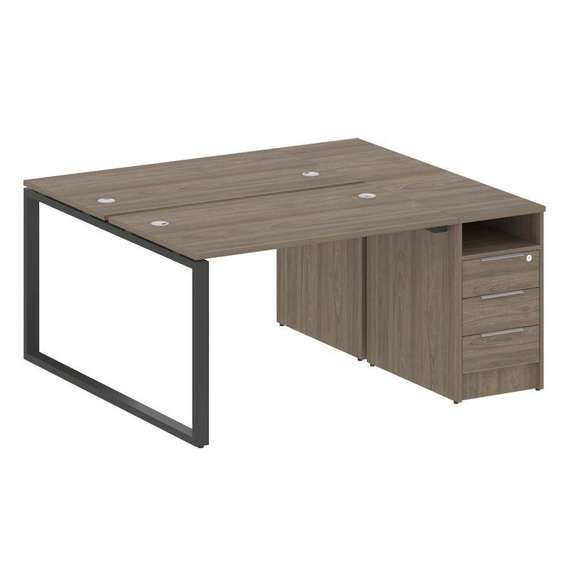 Метал Систем Рабочая станция с тумбой на О-образном м/к БО.РС-СТП-2.2