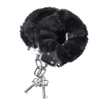 Наручники с чёрной опушкой ToyFa Basic 951031