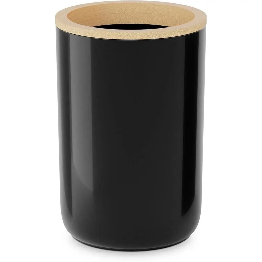 Стакан для зубных щеток Бамбук (черный)