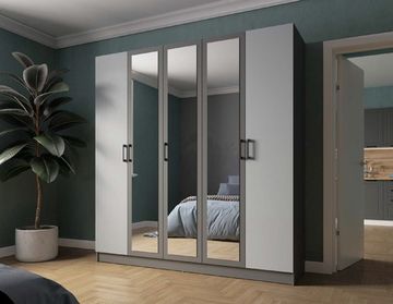 Шкаф ВЕГАС 2000 графит серый / камень серый