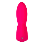 Розовый силиконовый двойной вибратор 10,1см с управлением через приложение Lovense Flexer Insertable Double Panty Vibrator Pink LE-25