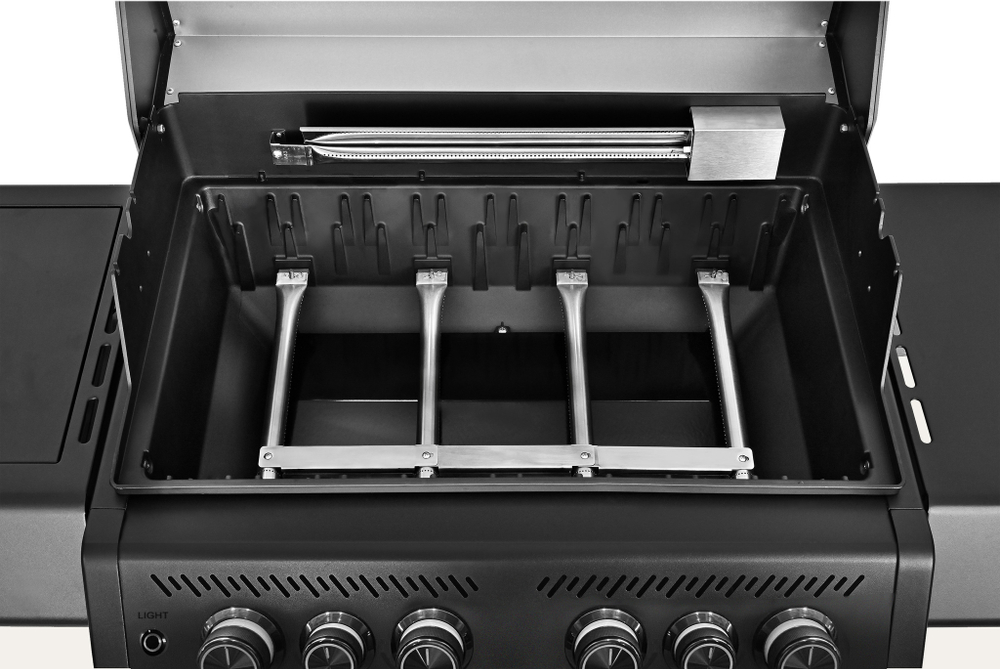 Газовый гриль 4+2 горелки