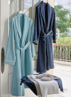 Полотенце 100х150 Hamam Qashmare Contrast бирюзовое