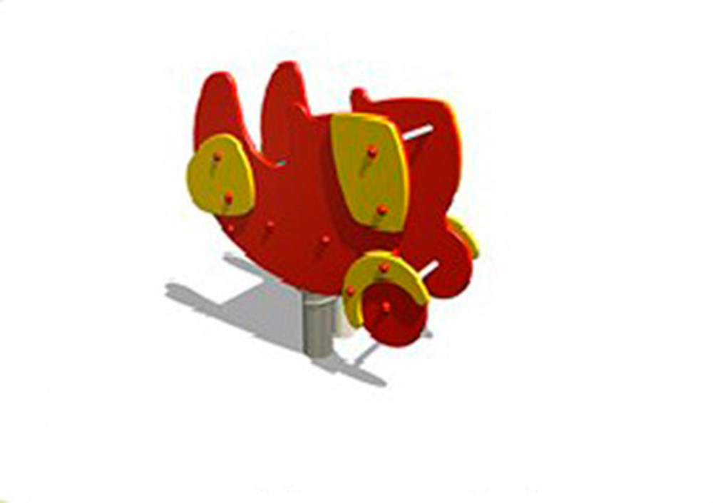 Качели на пружине Самолётик КЧ061